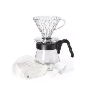 Hario V60 Kahve Demleme Seti “Şeffaf”