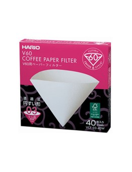 Hario V60 03 Dripper Filtresi (40 Adet)