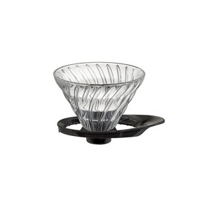 Hario V60 02 Dripper (Siyah Cam)