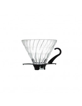 Hario V60 02 Dripper (Siyah Cam)